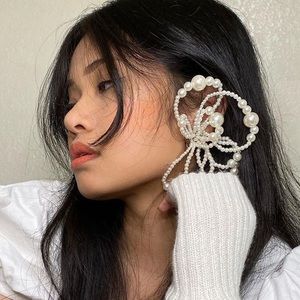 Handmade beaded clip-on earrings from 1concept